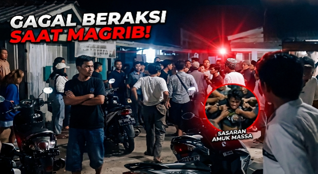 Gagal Beraksi Saat Magrib, Pelaku Curanmor di Pamarayan Ditangkap Warga dan Jadi Sasaran Amuk Massa