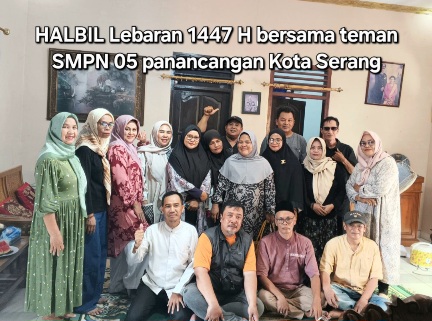 ALUMNI 1989 BERKUMPUL DALAM ACARA HALAL BI HALAL LEBARAN 1447 H, KEMBALI MERAJUT TALI SILATURAHIM ALUMNI 1989 BERKUMPUL DALAM ACARA HALAL BI HALAL LEBARAN 1447 H, KEMBALI MERAJUT TALI SILATURAHIM