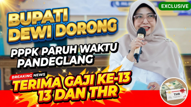 Bupati Dewi Perjuangkan PPPK Paruh Waktu Pandeglang Terima Gaji ke-13 dan THR Bupati Dewi Perjuangkan PPPK Paruh Waktu Pandeglang Terima Gaji ke-13 dan THR