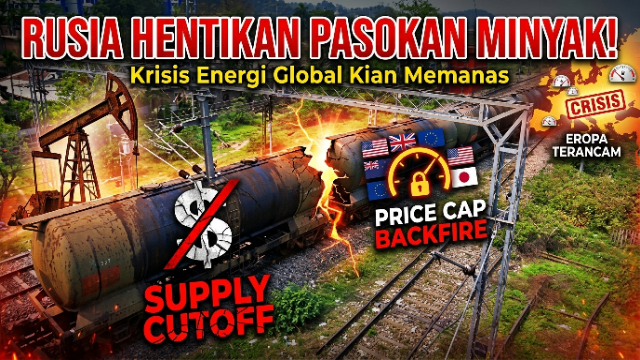 Rusia Hentikan Pasokan Minyak ke Negara Pendukung Batas Harga, Krisis Energi Global Kian Memanas Rusia Hentikan Pasokan Minyak ke Negara Pendukung Batas Harga, Krisis Energi Global Kian Memanas