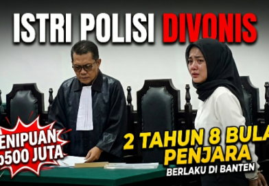 Istri Anggota Polisi di Banten Divonis 2 Tahun 8 Bulan Penjara dalam Kasus Penipuan Rp500 Juta