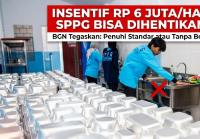 BGN Tegaskan Insentif Rp 6 Juta per Hari SPPG Bisa Dihentikan Jika Tak Penuhi Standar BGN Tegaskan Insentif Rp 6 Juta per Hari SPPG Bisa Dihentikan Jika Tak Penuhi Standar