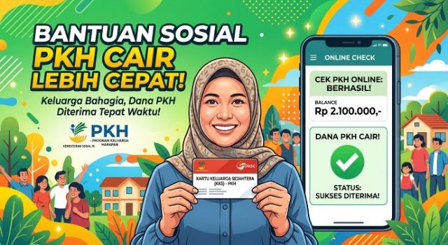 Bansos PKH April 2026 Cair Lebih Cepat, Begini Cara Cek Penerima Lewat HP