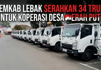 Pemkab Lebak Serahkan 34 Truk Operasional untuk Koperasi Desa Merah Putih