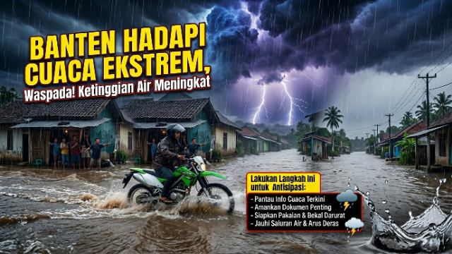 Banten Hadapi Cuaca Ekstrem, Lakukan Langkah Ini untuk Antisipasi Banten Hadapi Cuaca Ekstrem, Lakukan Langkah Ini untuk Antisipasi