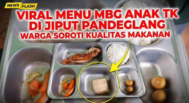 Viral Menu MBG Anak TK di Jiput Pandeglang, Warga Soroti Kualitas Makanan