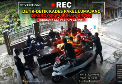 Detik-detik Kades Pakel Lumajang Dikeroyok Puluhan Orang Terekam CCTV