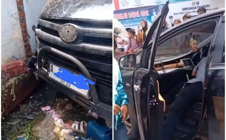 Mobil Innova Tabrak Pedagang dan Siswa di Pandeglang, Sejumlah Korban Luka-Luka Mobil Innova Tabrak Pedagang dan Siswa di Pandeglang, Sejumlah Korban Luka-Luka