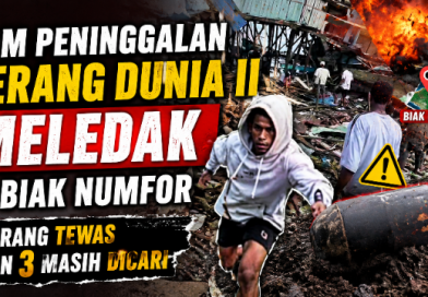 Bom Peninggalan Perang Dunia II Meledak di Biak Numfor, 5 Orang Tewas dan 3 Masih Dicari Bom Peninggalan Perang Dunia II Meledak di Biak Numfor, 5 Orang Tewas dan 3 Masih Dicari