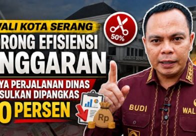 Wali Kota Serang Dorong Efisiensi Anggaran, Biaya Perjalanan Dinas Diusulkan Dipangkas 50 Persen Wali Kota Serang Dorong Efisiensi Anggaran, Biaya Perjalanan Dinas Diusulkan Dipangkas 50 Persen