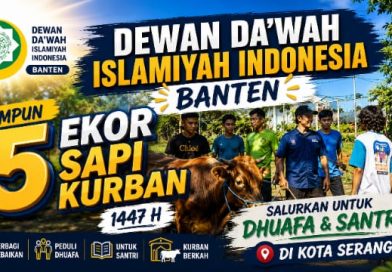 Dewan Da’wah Islamiyah Indonesia Banten Himpun 5 Ekor Sapi Kurban 1447 H, Salurkan Untuk Dhuafa dan Santri di Kota Serang Dewan Da’wah Islamiyah Indonesia Banten Himpun 5 Ekor Sapi Kurban 1447 H, Salurkan Untuk Dhuafa dan Santri di Kota Serang