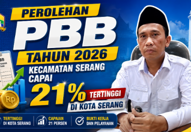 Wawancara Eksklusif Bersama Haji Basuni Camat Serang. Kecamatan Serang Pimpin Penerimaan PBB 2026 dengan Capaian 21 Persen Wawancara Eksklusif Bersama Haji Basuni Camat Serang. Kecamatan Serang Pimpin Penerimaan PBB 2026 dengan Capaian 21 Persen