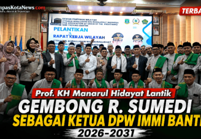 Prof. KH Manarul Hidayat Lantik Gembong R. Sumedi sebagai Ketua DPW IMMI Banten 2026-2031 Prof. KH Manarul Hidayat Lantik Gembong R. Sumedi sebagai Ketua DPW IMMI Banten 2026-2031