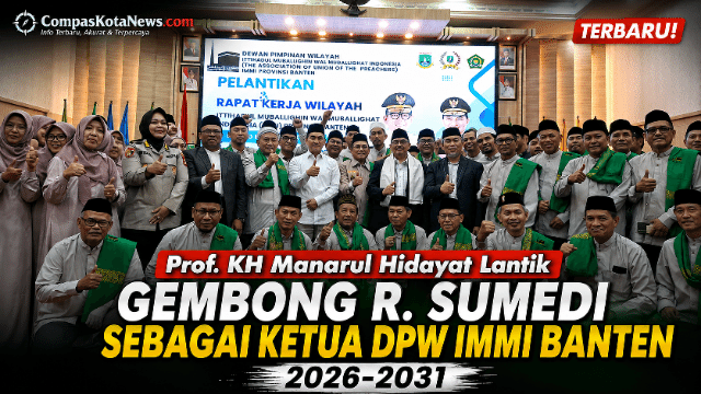 Prof. KH Manarul Hidayat Lantik Gembong R. Sumedi sebagai Ketua DPW IMMI Banten 2026-2031 Prof. KH Manarul Hidayat Lantik Gembong R. Sumedi sebagai Ketua DPW IMMI Banten 2026-2031