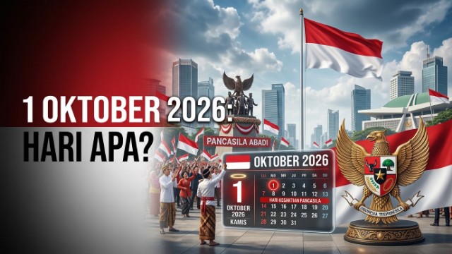 1 Oktober 2026 Hari Apa? Cek Peringatan dan Daftar Libur Oktober 2026 1 Oktober 2026 Hari Apa? Cek Peringatan dan Daftar Libur Oktober 2026