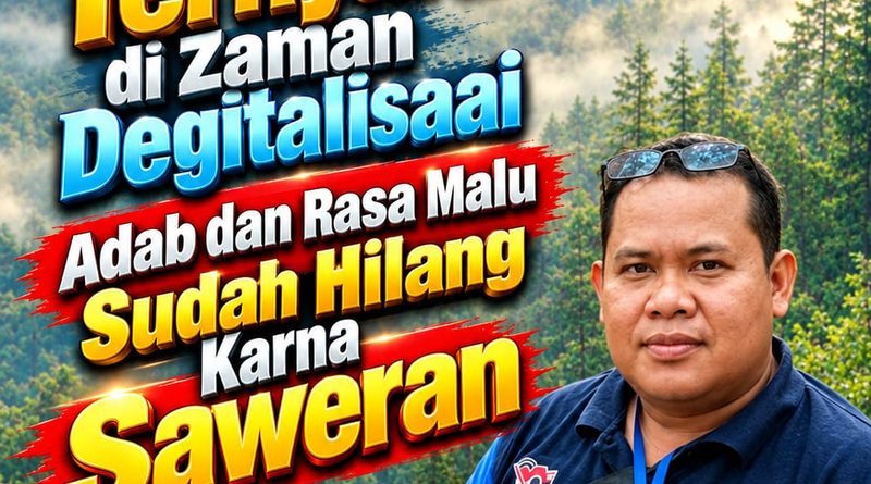 Salah Kaprah Bersosial Media, Hilangnya Rasa Adab dan Hilang Pula Rasa Malu Salah Kaprah Bersosial Media, Hilangnya Rasa Adab dan Hilang Pula Rasa Malu