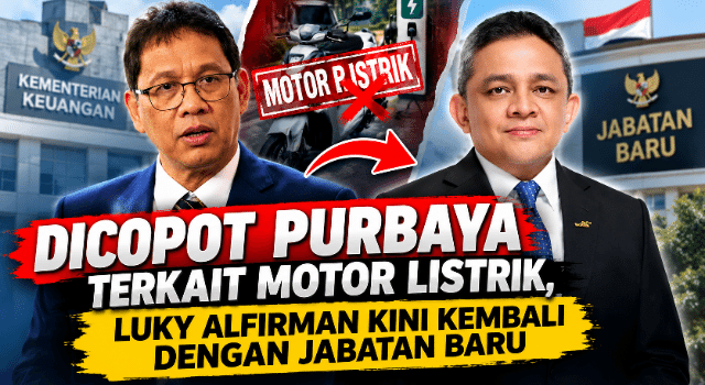 Dicopot Purbaya Terkait Motor Listrik, Luky Alfirman Kini Kembali dengan Jabatan Baru