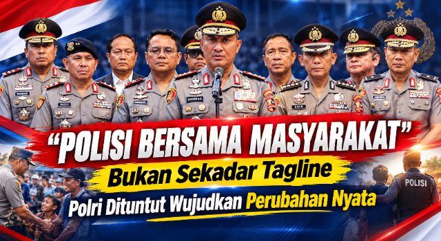 "Polisi Bersama Masyarakat" Bukan Sekadar Tagline, Polri Dituntut Wujudkan Perubahan Nyata