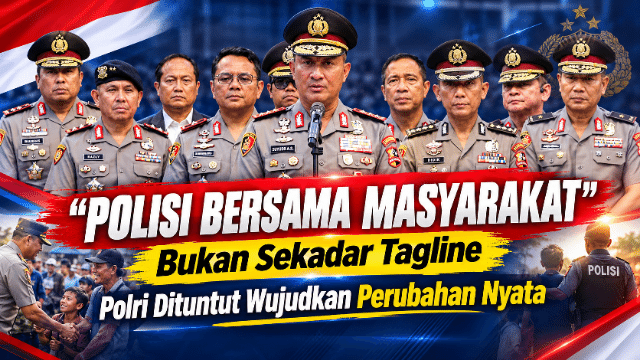 “Polisi Bersama Masyarakat” Bukan Sekadar Tagline, Polri Dituntut Wujudkan Perubahan Nyata