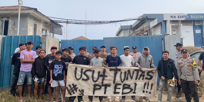 Masyarakat Bersama GEMAS Gelar Demo, Desak Penutupan PT EBI di Lebak dan Usut Dugaan Pelanggaran Perizinan
