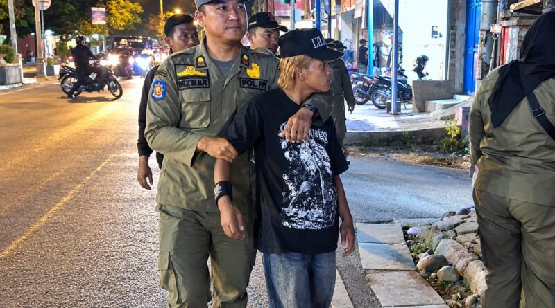 Operasi Trantib di Pemalang Sasar 20 Orang PGOT,Anjal dan ODGJ